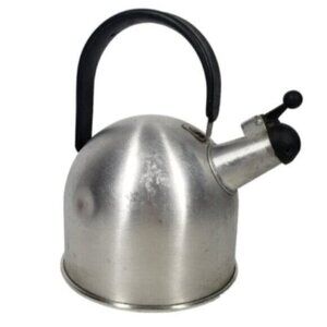 Vintage Ikea Aluminum Whistling Tea Kettle Stove Top Camping